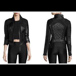 Blanc Noir Black Moto Jacket